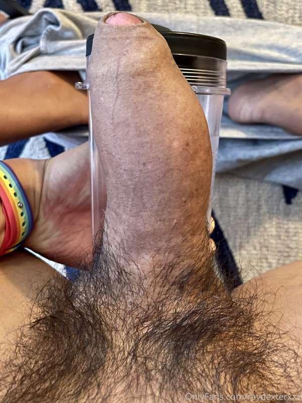 Protein shake, straight from the source 🥛