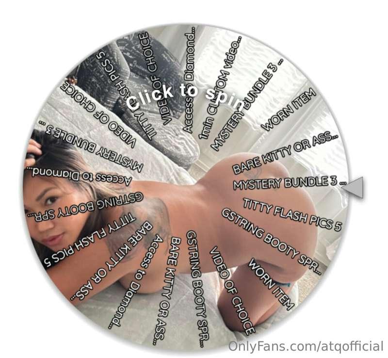 🎁Spin the wheel🎁 👀ONLY 1 SPIN per person 👀 ✨ENDS WEDNESDAY!!..