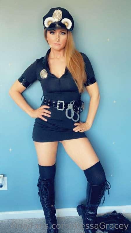 STOP! You’re under arrest….for watching too much porn! Jk I ..
