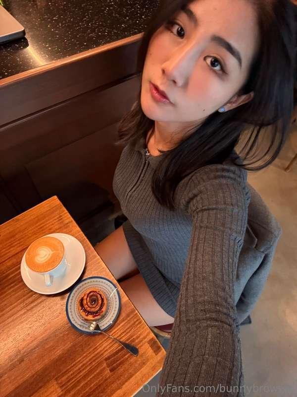 If you get me coffee, I might just let you have me for desse..