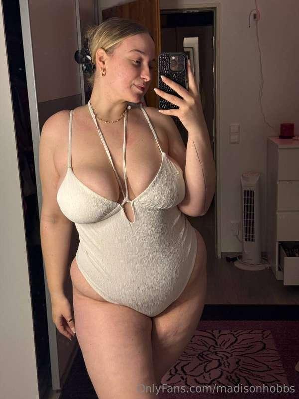 white looks good on me right ? there is something else which..