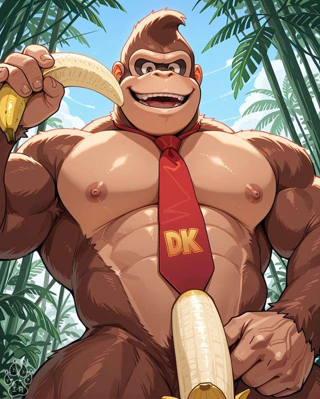 Wow, that's a huge banana! 😳