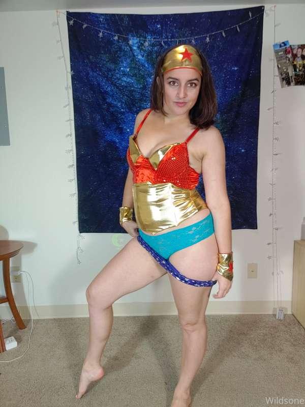 I have the new Wonder Woman outfit releasing tomorrow, I jus..