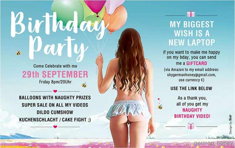 You are ❤️ly invited to my Birthday Party tomorrow! 🎉 😍🎉