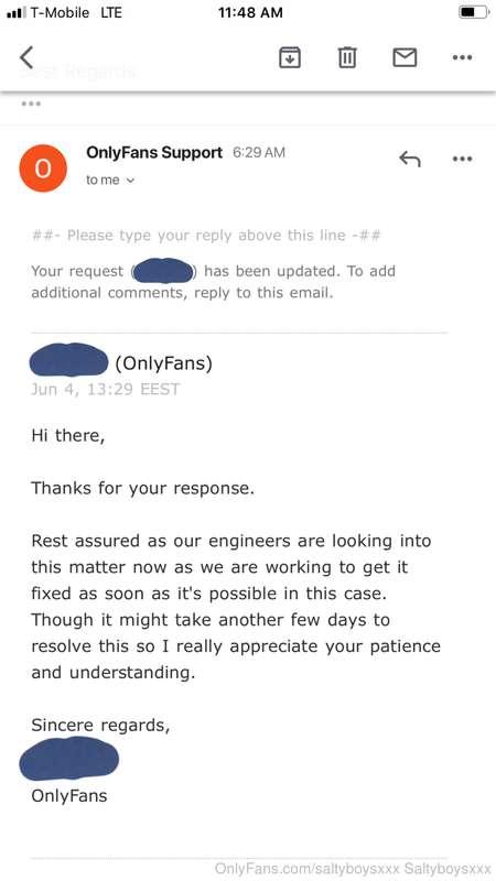 Also, here’s the latest update from onlyfans technical suppo..