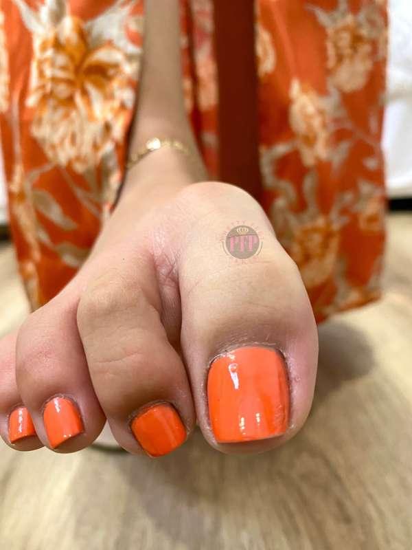 Was supposed to be peach and looks more orange but it turned..