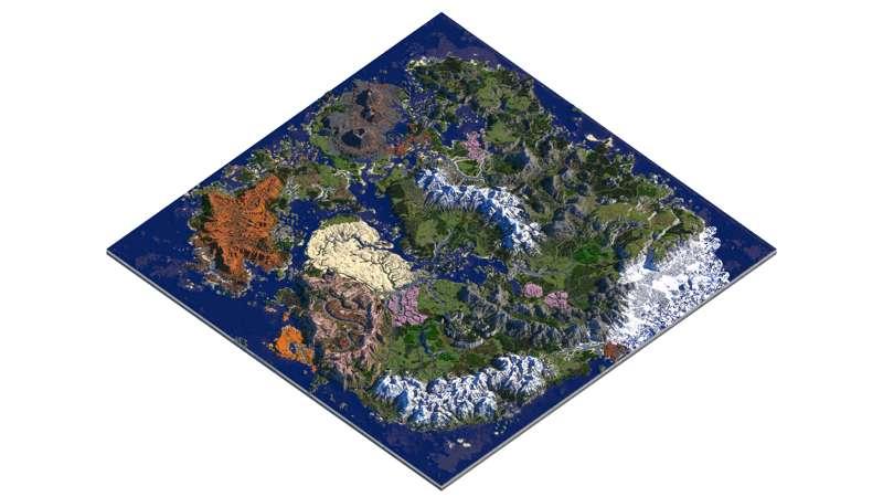 Vexokor, 8k, 1.21, Land of the Plateaus and Peaks