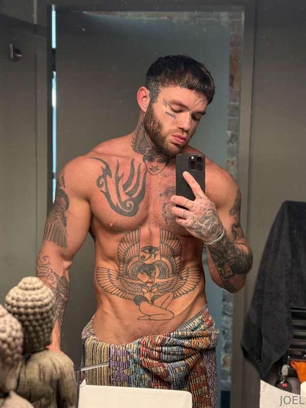 Showered and smooth everything 
