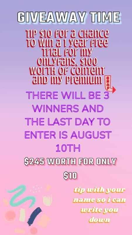 ✨ GIVEAWAY TIME ✨
winners will be chosen august 11th, goodlu..