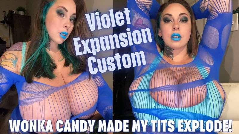 Your boyfriend has an obsession with Violet from Willy Wonka..