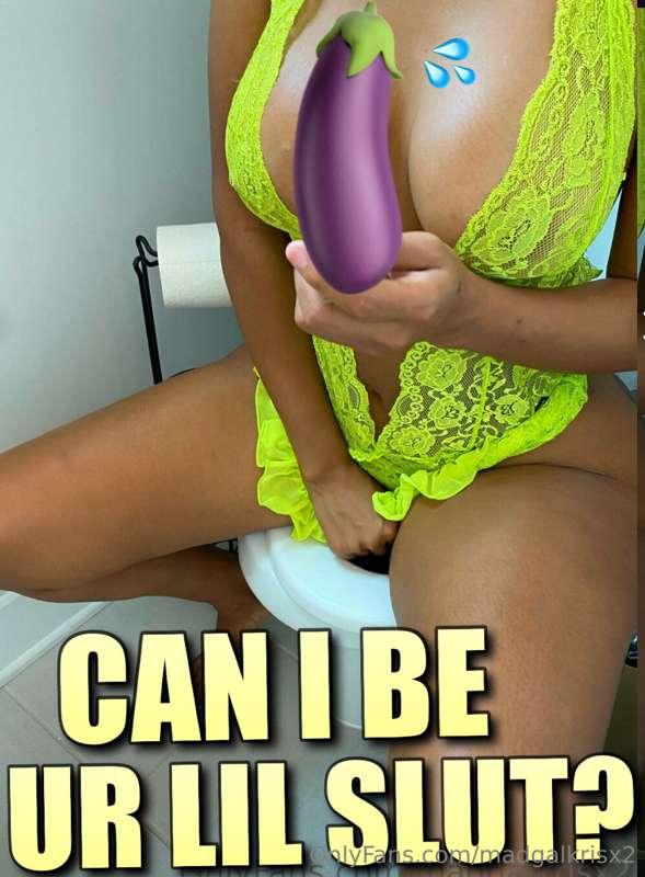 ### CAN I BE UR LIL SLUT? 😇 
I need a **big dick** in my PUS..