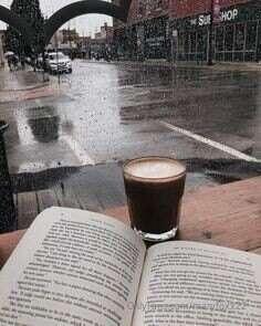 You know, love, that I love the rain, coffee, books, and jaz..