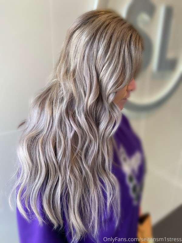 Color correction & tape in extensions transformation from la..