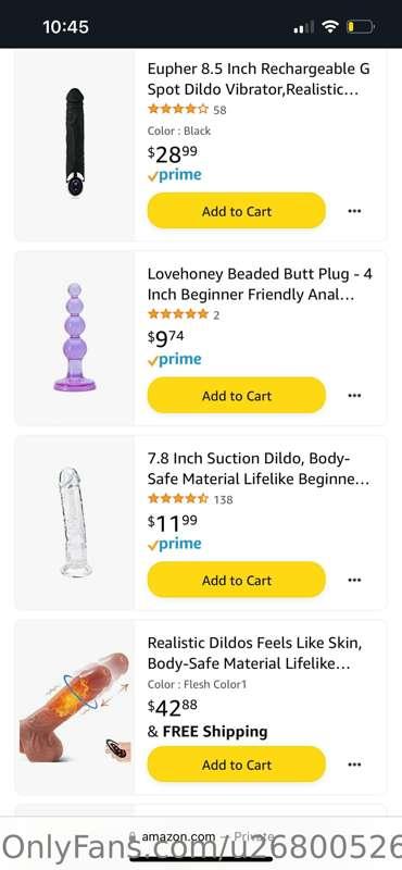 Btw, gift me something from my Amazon wish list and I’ll mak..