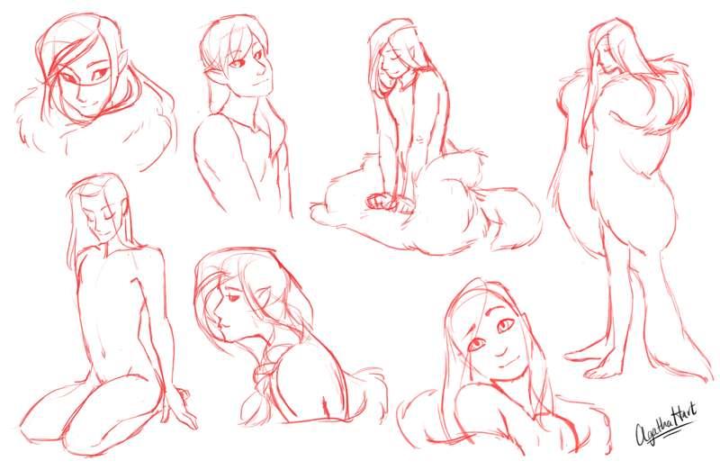 Dacia Character Design Sketches!