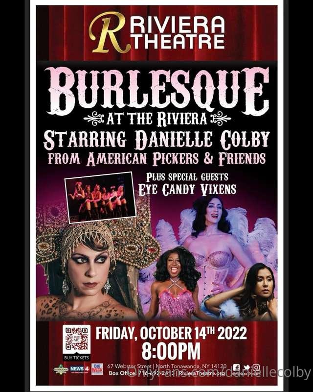 Come see me at the Riviera Theater in North Tonawanda, NY! I..
