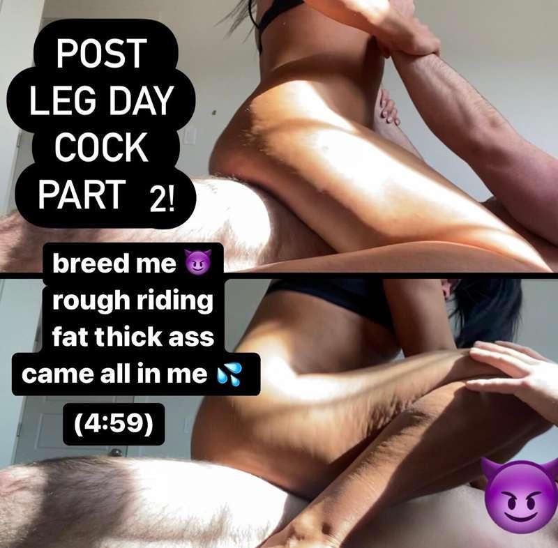 ***NEW B/G - Post Leg Day Cock Part 2*** 

Brand new dick ri..