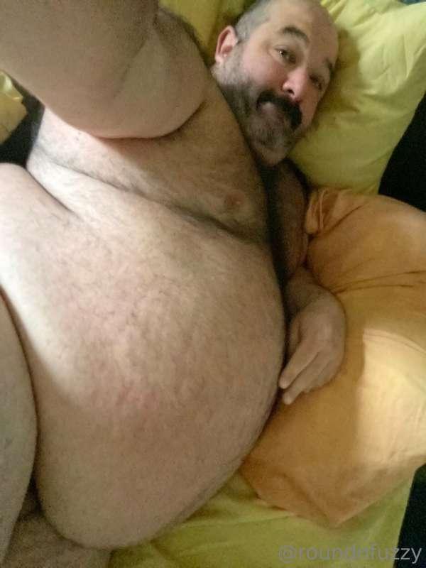 Taking up the whole bed