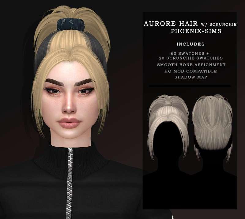 AURORE HAIR WITH ACC SCRUNCHIE