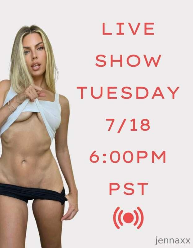 be sure to tune in!