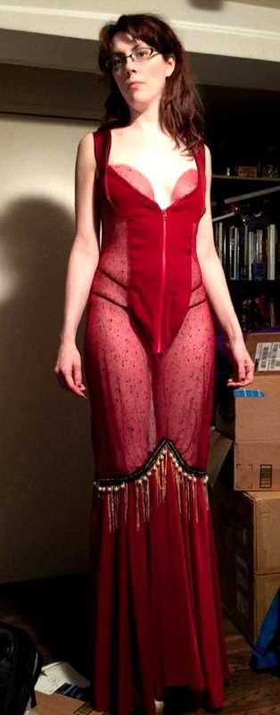 Finished "Blood Queen" Dress