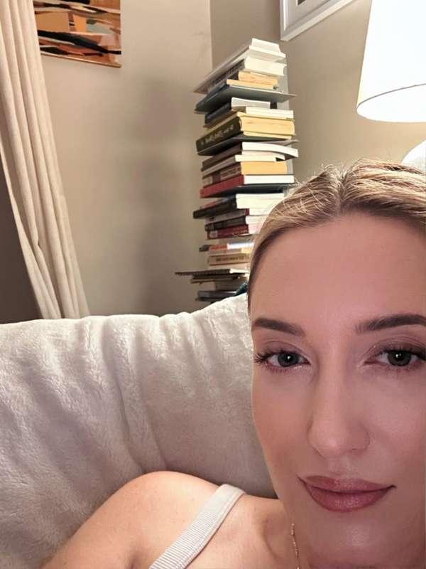 What do you really want to see, my boobs or my books? 📚 