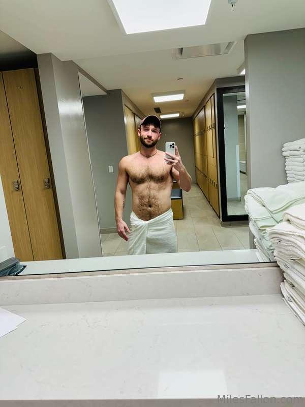 Dude you were totally spying on me in the shower!!