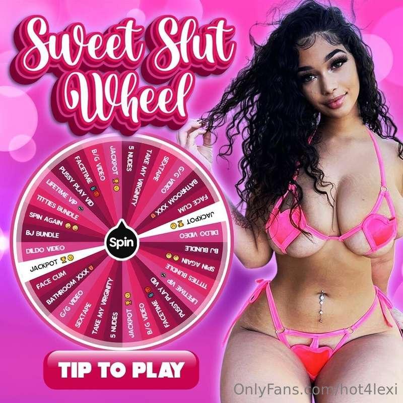 ### 🔥 HORNY? SPIN MY WHEEL BABE 🤭🎁❤️‍🔥🧨 ***ALL SPINS WIN*** ..
