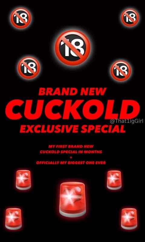 🚨🔞 BRAND NEW CUCK! 🔞🚨🔞✨ OFFICIALLY THE BIGGEST CUCKOLD SPECI..