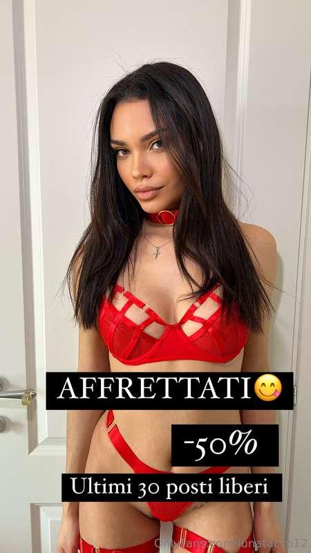 Gli ultimi 30 posti al 50% su @lunaforvip , affrettati per v..