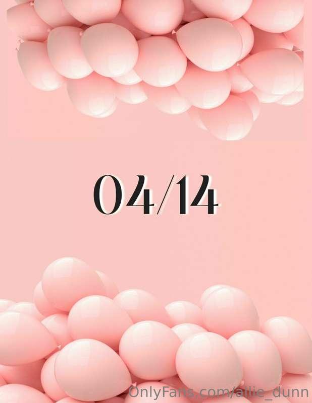 I think someones **BDAY** is coming up...*wink wink*😉