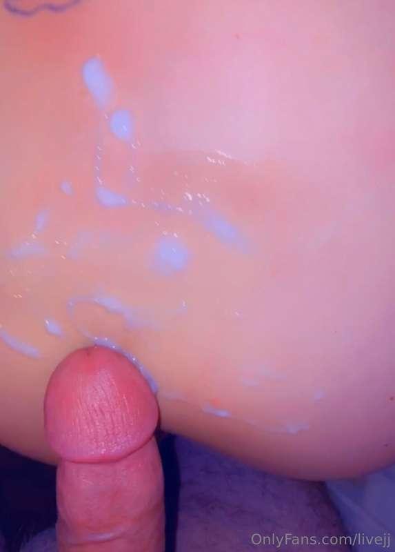 Watch me get covered in cum over and over on my new fully un..