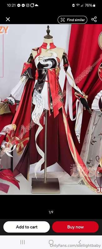 First person to give me money for my dream cosplay gets a 20..