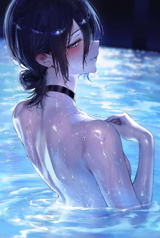 Reze nude in pool.psd mp4 (NSFW)