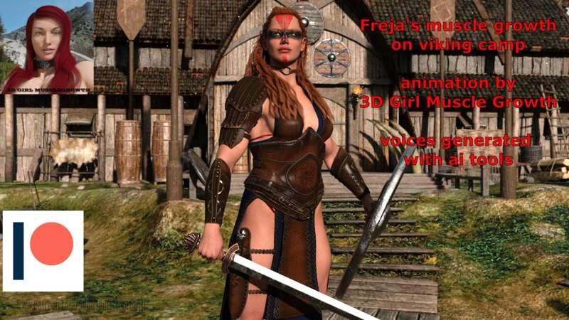 Freja's muscle growth on viking camp