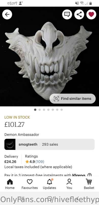 I'm gonna try invest in this mask when I can! I think wearin..