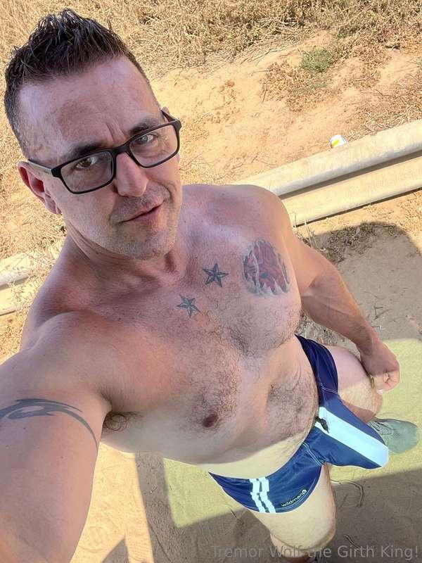 These went over VERY well at the walk to the nude beach