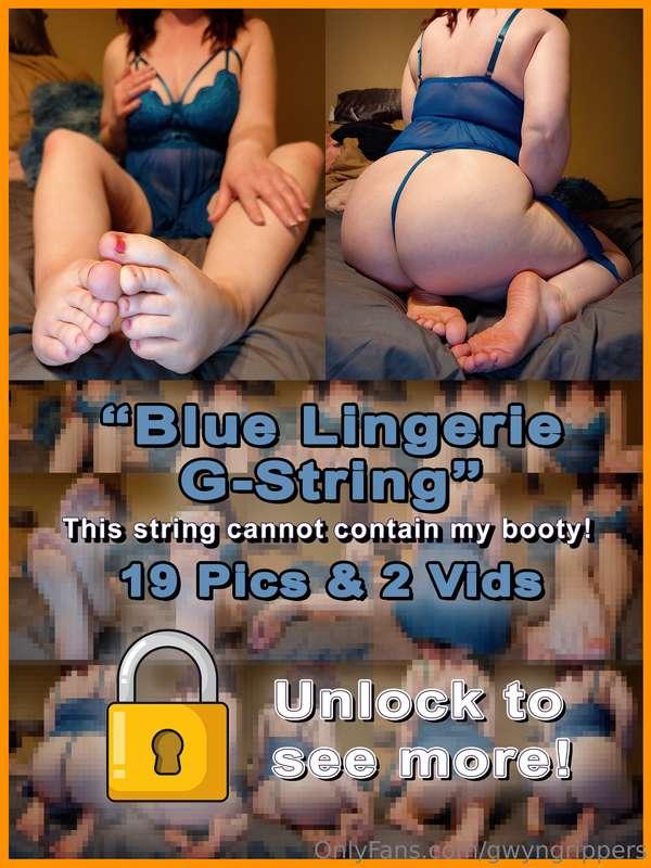 PPV Pic Set #13 "Blue Lingerie G-String"[19 pics & 2 vids]Yo..