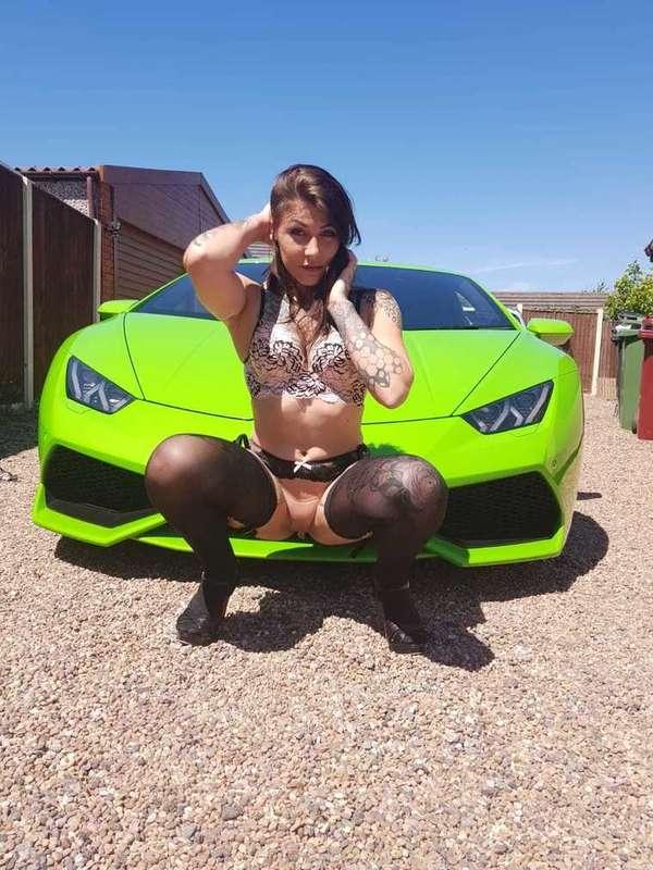 Nayomi Sharp pussy was wet and ready to go while taking thes..