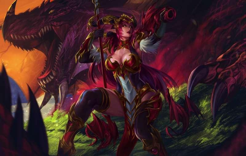February 2024: Alexstrasza hi res sfw