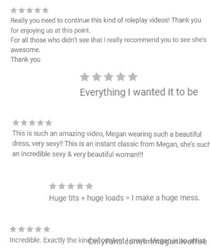 Some of your reviews after watching the exclusive videos ava..