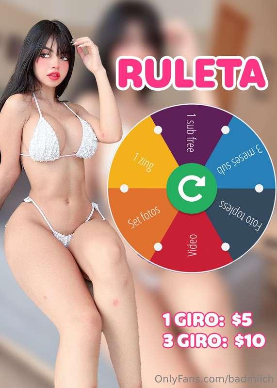 ✨ DINÁMICA RULETA ✨ ¿Que esperas para ganar alguno de estos ..
