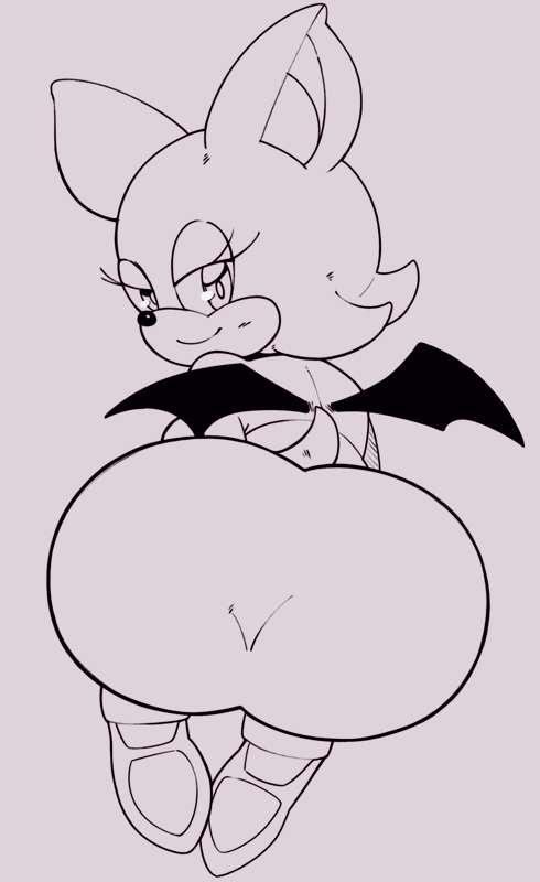 rouge the butt WIP
