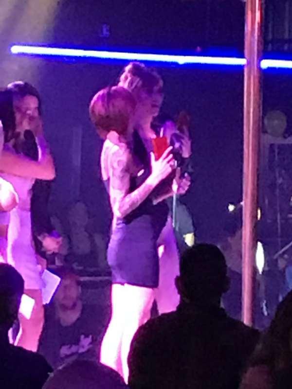 On stage AGAIN! Cause i won an award!! #performerwebsiteofth..