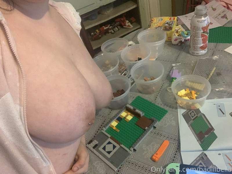 Filmed the beginning of the lego building series yesterday b..