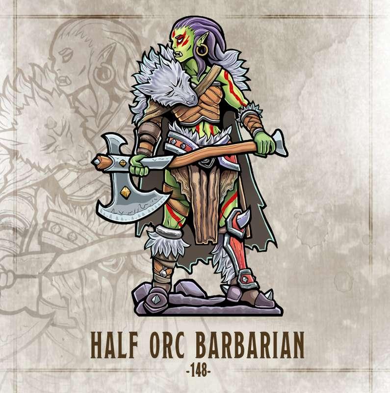 #148 [Reskin] Half Orc Barbarian!