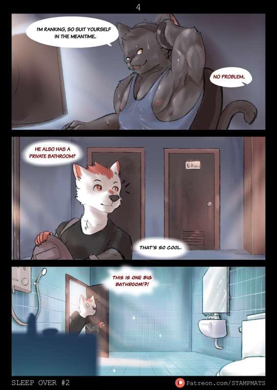 “Sleep Over 2” Comic - page 4, 5, 6,7
