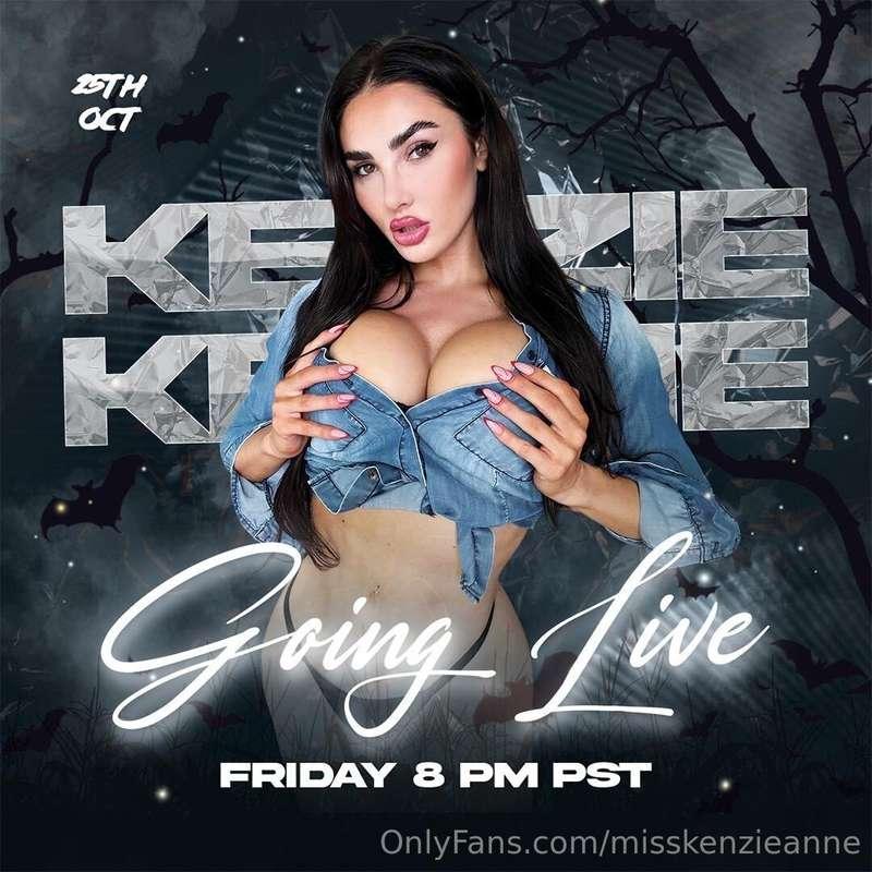 🎥 GOING LIVE 🖤🦇 TONIGHT @ 8PM PST 🦇🖤 Get ready for a 𝗛𝗔𝗟𝗟𝗢𝗪𝗘..