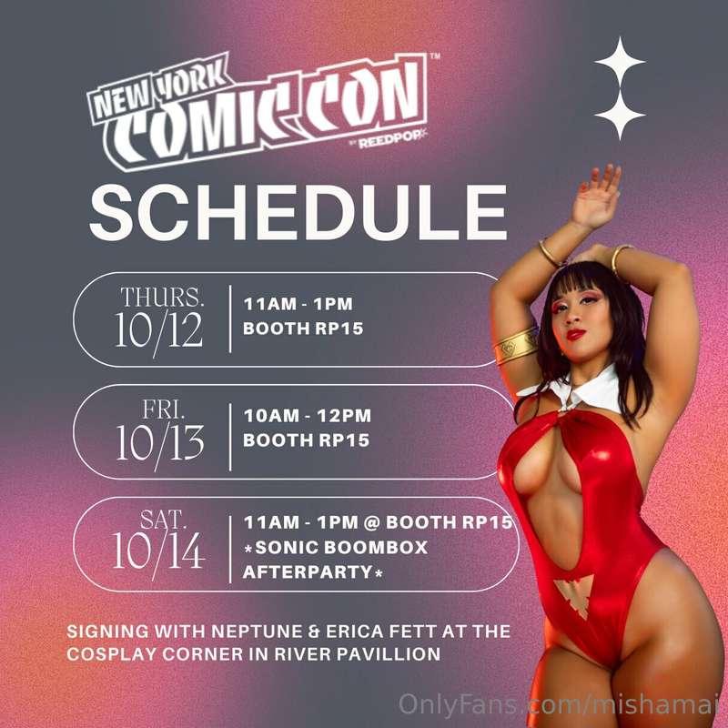 New York Comic Con!! Find me at booth RP15 (River Pavillion ..