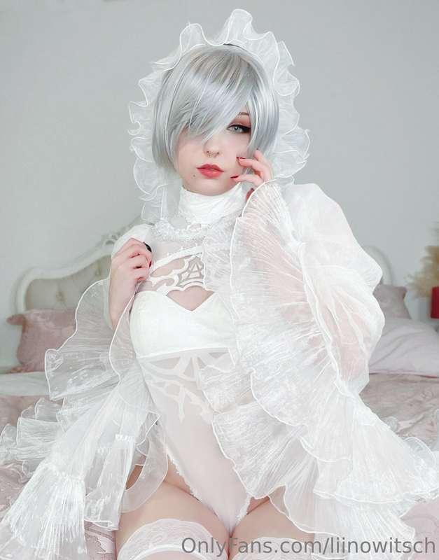 You get to see the first previews of my 2B Bride Cosplay!  H..